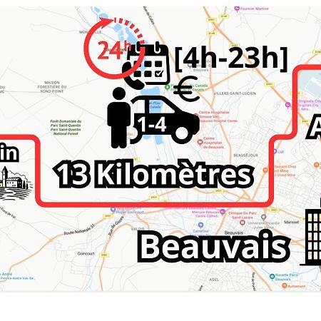 Chambre Calme Et Accueillante 13 Kmtrs Aeroport, Parking Gratuit, Navette Gare Ou Aeroport Saint-Germain-la-Poterie Eksteriør billede